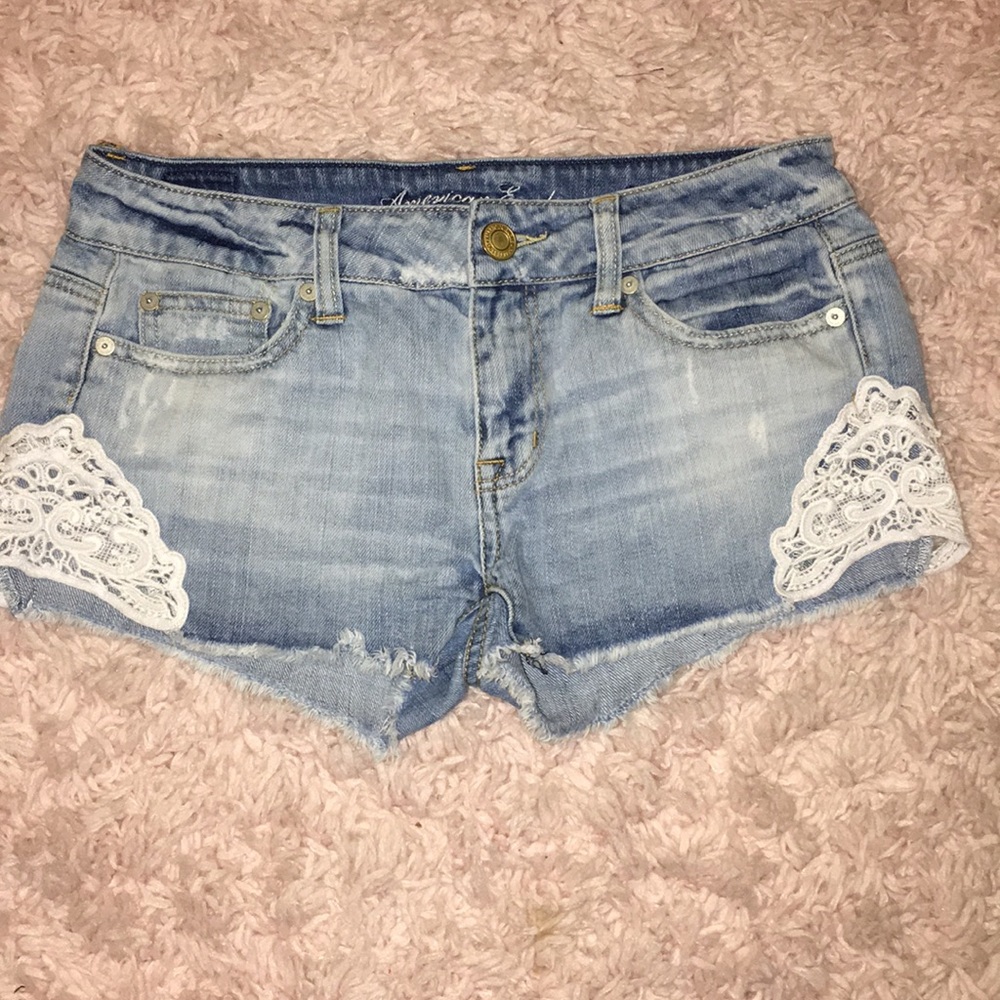 American eagle jean shorts